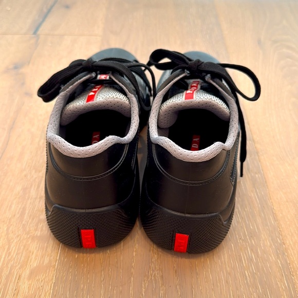 Prada America's Cup Soft rubber and bike fabric sneakers. Size37 made in Italy. - Picture 3 of 5